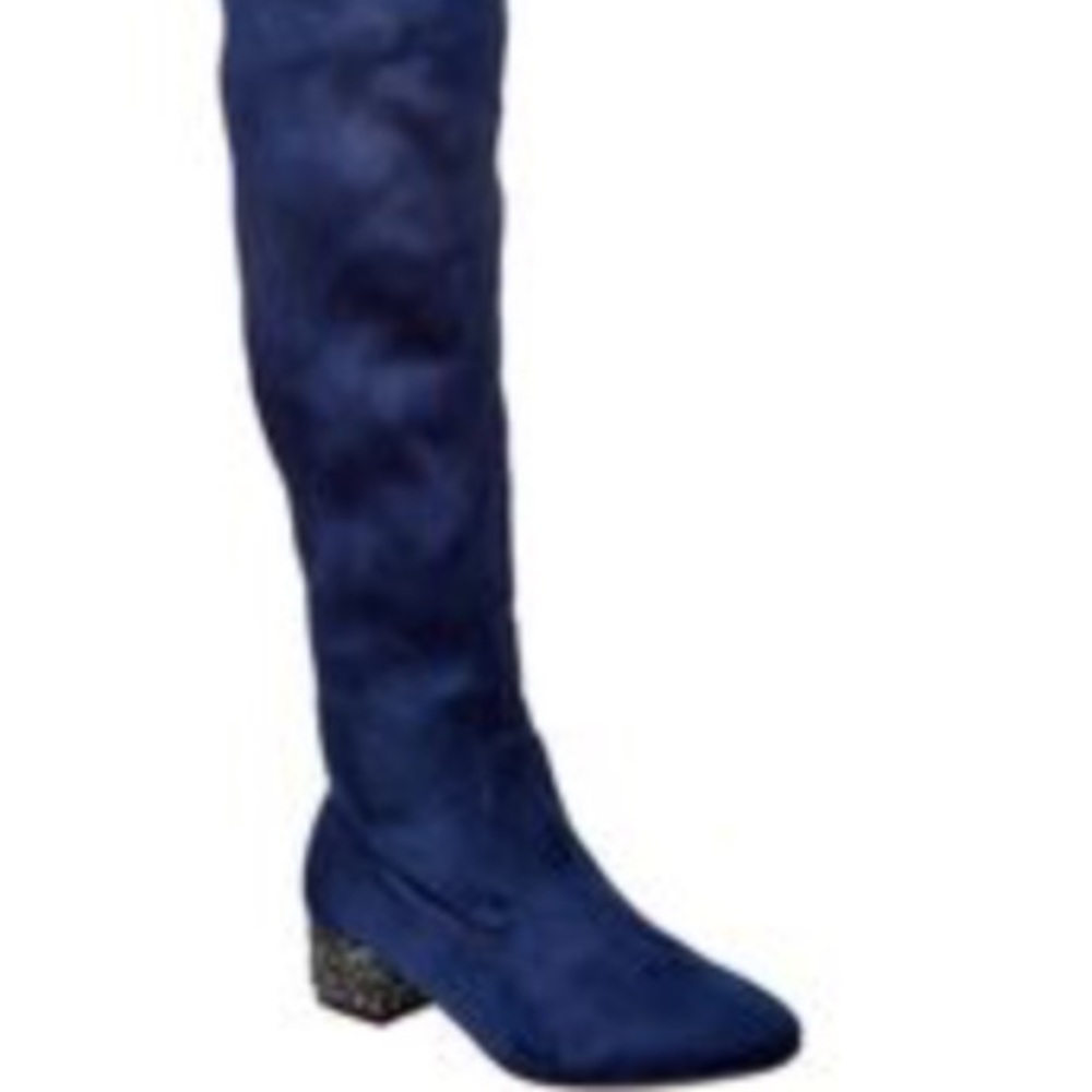 NWOT Dark blue over the knee Catherine MaLandrino